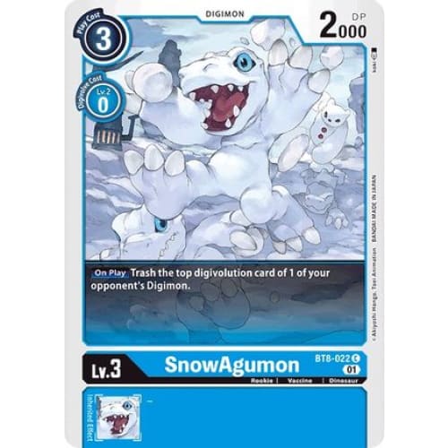 SnowAgumon - BT8-022 - Common - Single