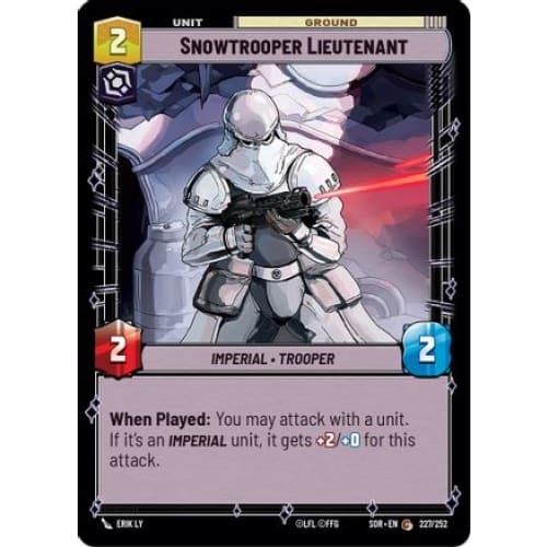 Snowtrooper Lieutenant (227/252) - Spark of Rebellion