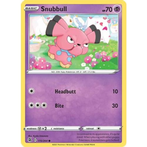 Snubbull (115/264) Common - Single