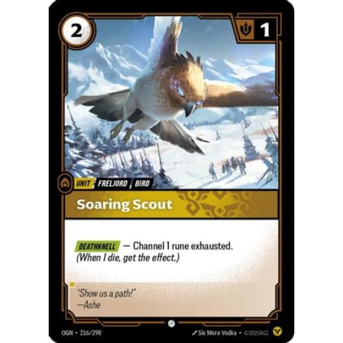 Soaring Scout (216/298) - Origins Foil - Single