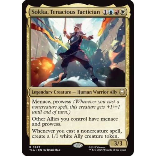 Sokka Tenacious Tactician (TLA-242) Foil - Single