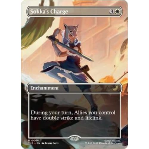 Sokka’s Charge (Borderless) (TLE-066) Foil - Single