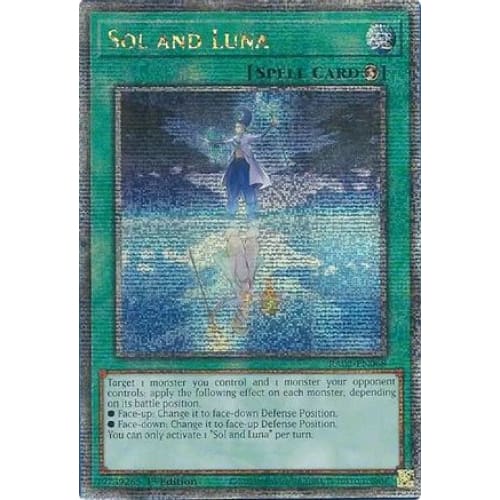 Sol and Luna (Quarter Century Secret Rare) - RA02-EN068