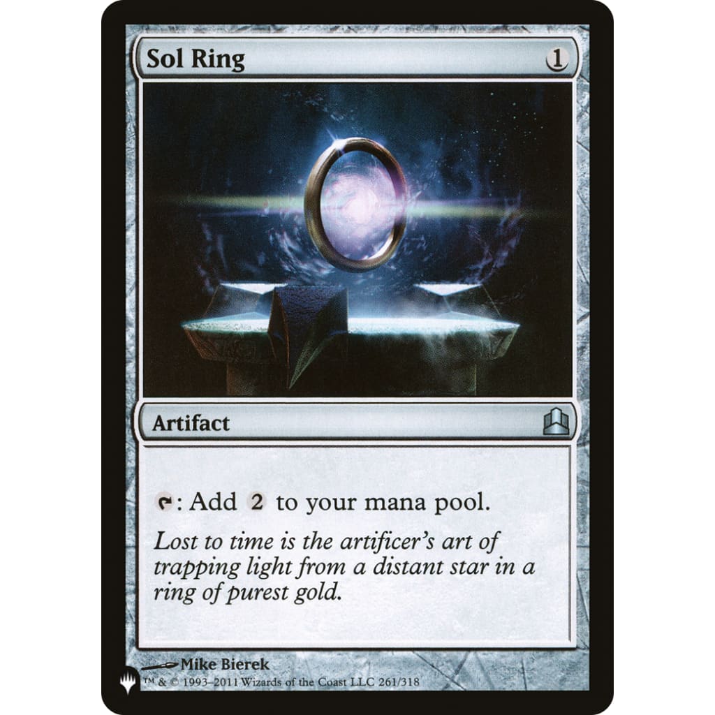 Sol Ring (PLST-CMD-261) - Single