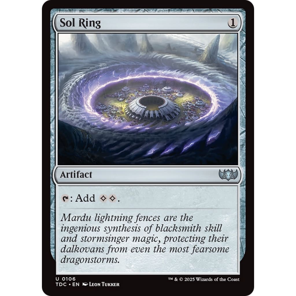 Sol Ring (TDC-106) - Single
