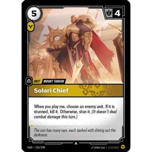 Solari Chief (225/298) - Origins - Single