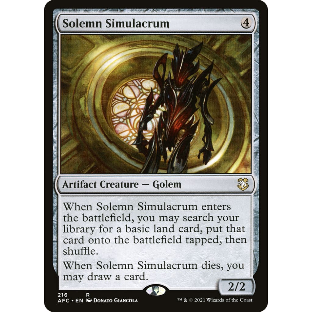Solemn Simulacrum (AFC-216) - Single