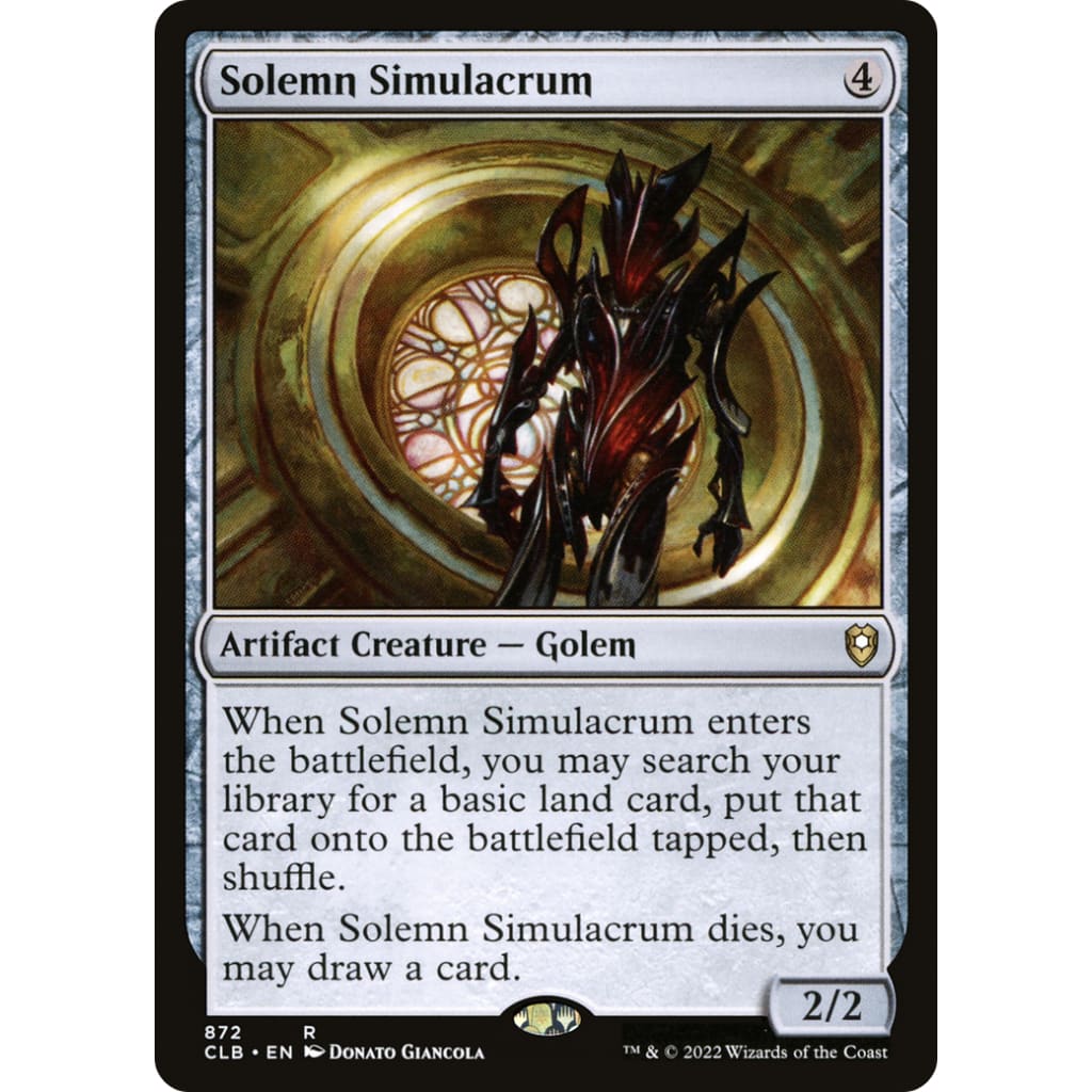 Solemn Simulacrum (CLB-872) - Single