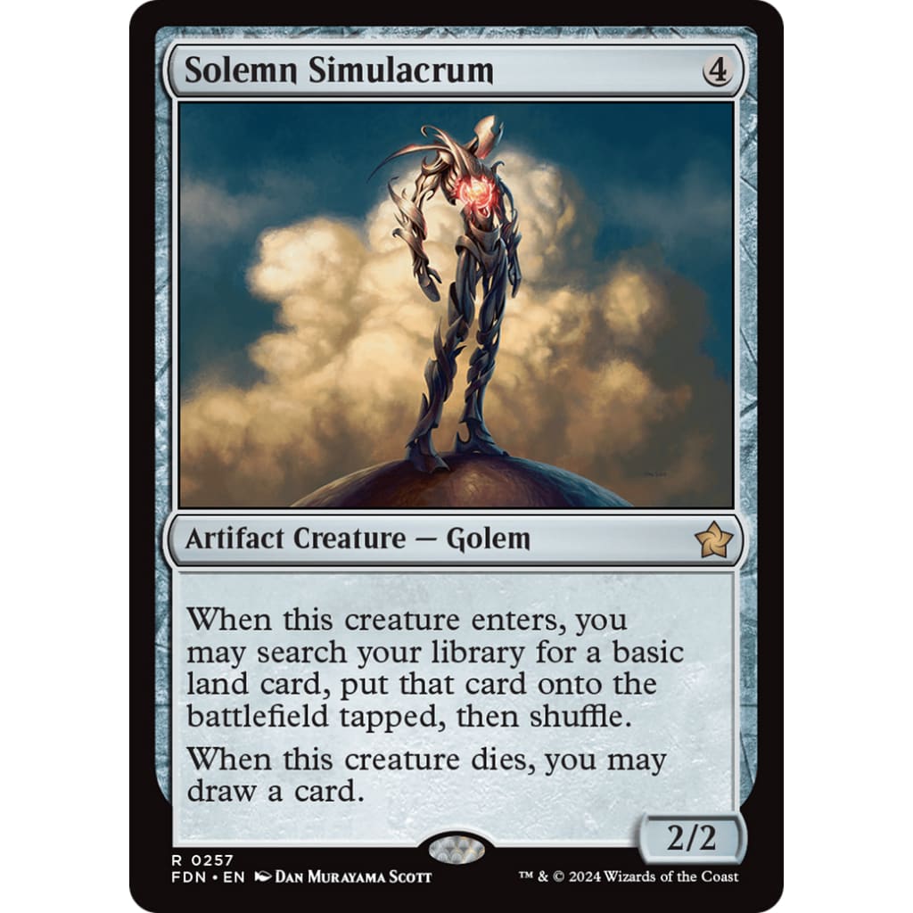 Solemn Simulacrum (FDN-257) Foil - Single