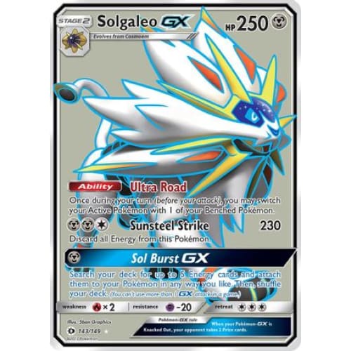 Solgaleo-GX (143/149) Ultra Rare Holofoil - Single