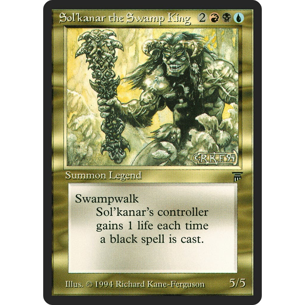 Sol’kanar the Swamp King (LEG-259) - Single