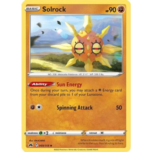Solrock (069) Uncommon - Single