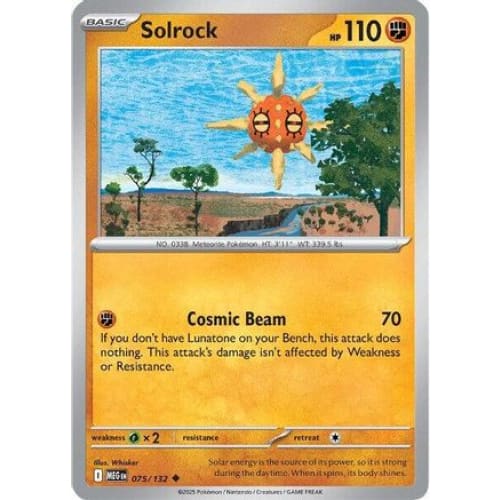 Solrock (75) Uncommon - Single