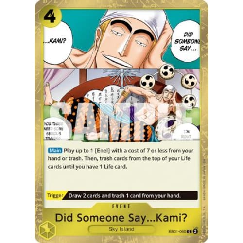 Did Someone Say...Kami? (Pirate Foil) EB01-060 C Premium