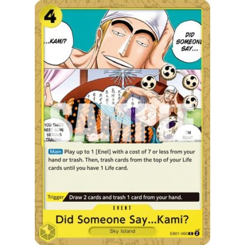 Did Someone Say...Kami? (Reprint) EB01-060 C Premium