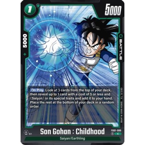 Son Gohan: Childhood - FB01-088 (FB01-088) - Awakened Pulse