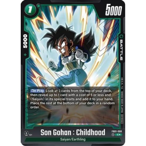 Son Gohan: Childhood - FB01-088 (Tournament Pack 01)