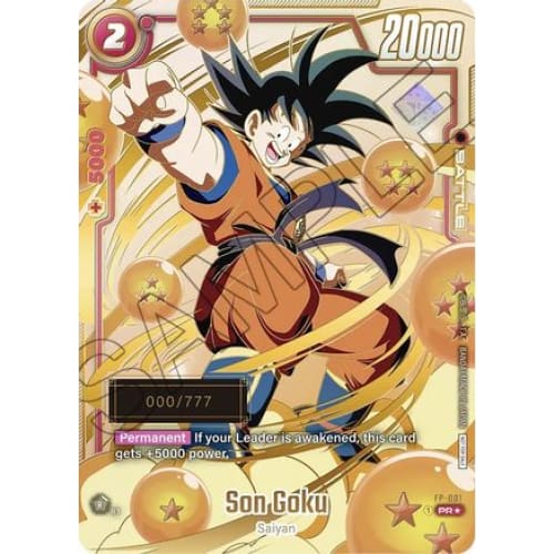 Son Goku - FP-001 (Serial Numbered) (FP-001) - Fusion World