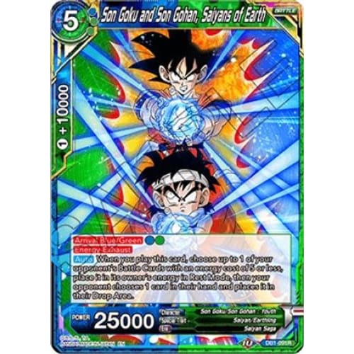 Son Goku and Gohan Saiyans of Earth (Draft Box 04 - Dragon