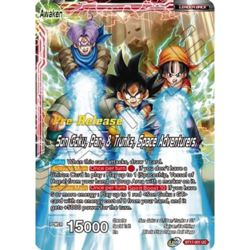 Son Goku // Pan and Trunks Space Adventurers (Ultimate