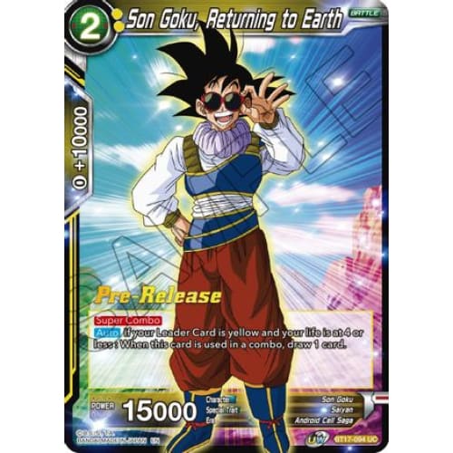 Son Goku Returning to Earth (Ultimate Squad Pre-Release