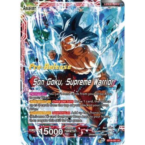 Son Goku // Supreme Warrior (Realm of the Gods Pre-Release