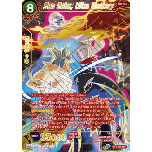 Son Goku Ultra Mastery (SPR) (Realm of the Gods) Foil