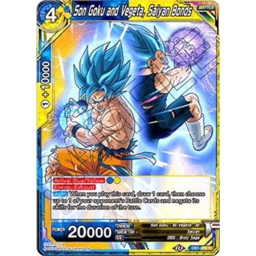 Son Goku and Vegeta Saiyan Bonds (Draft Box 04 - Dragon