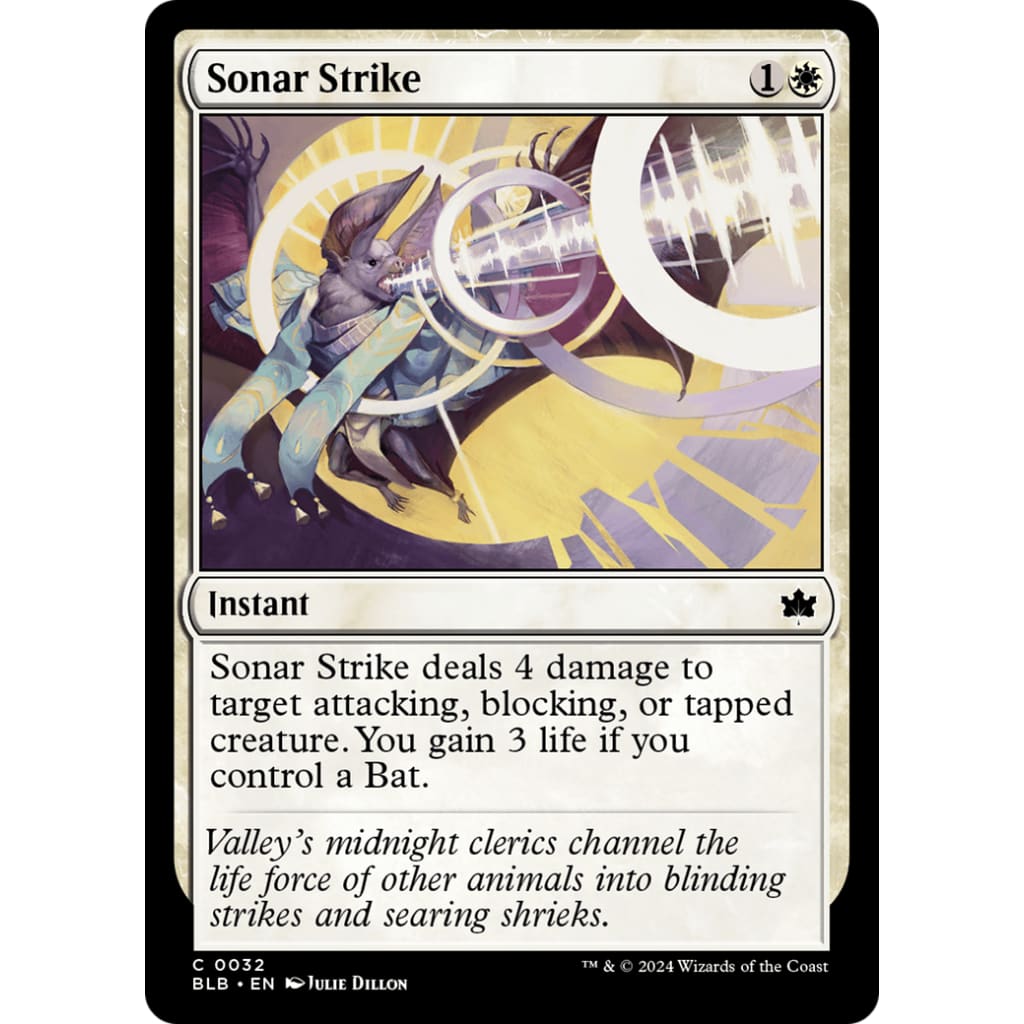 Sonar Strike (BLB-032) Foil - Single