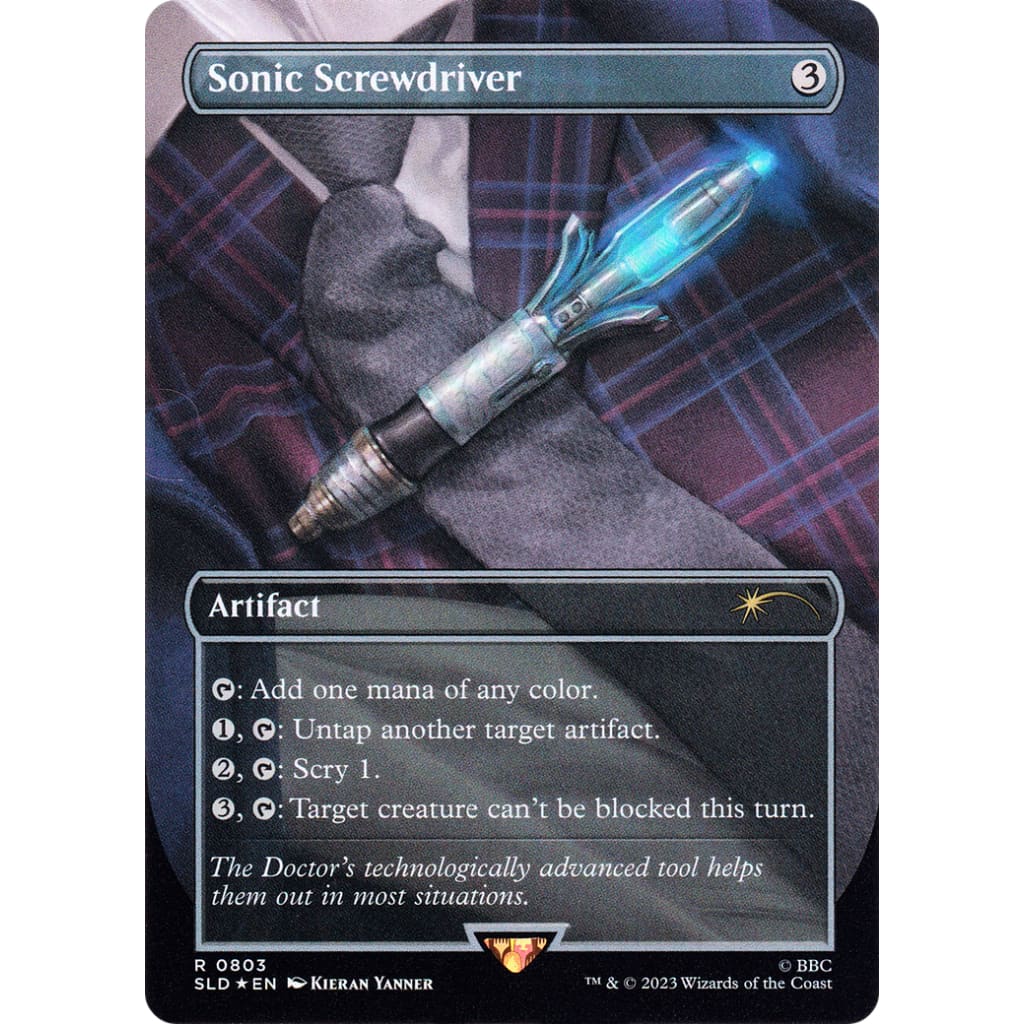 Sonic Screwdriver (SLD-803) (Borderless) Foil - Single