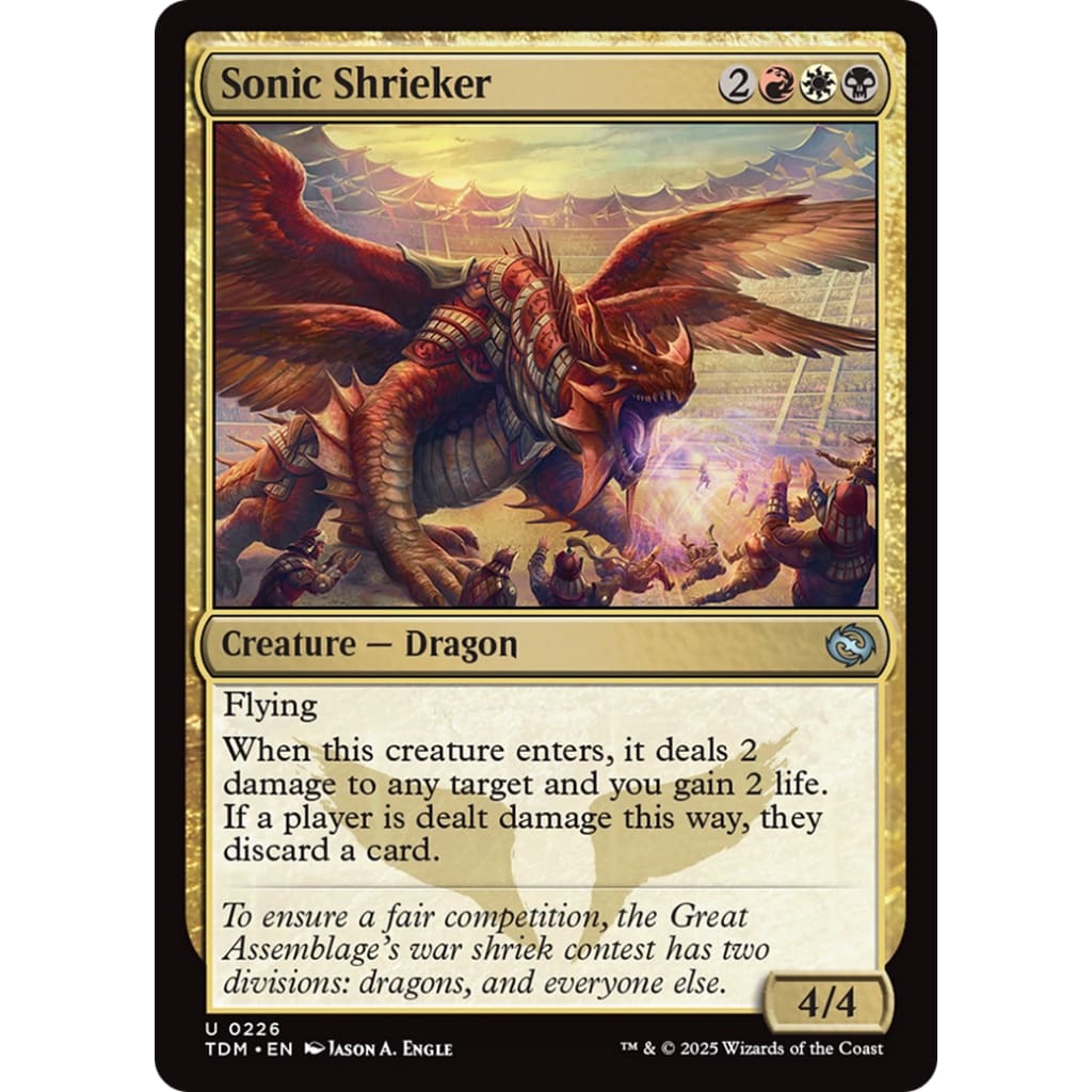 Sonic Shrieker (TDM-226) - Single