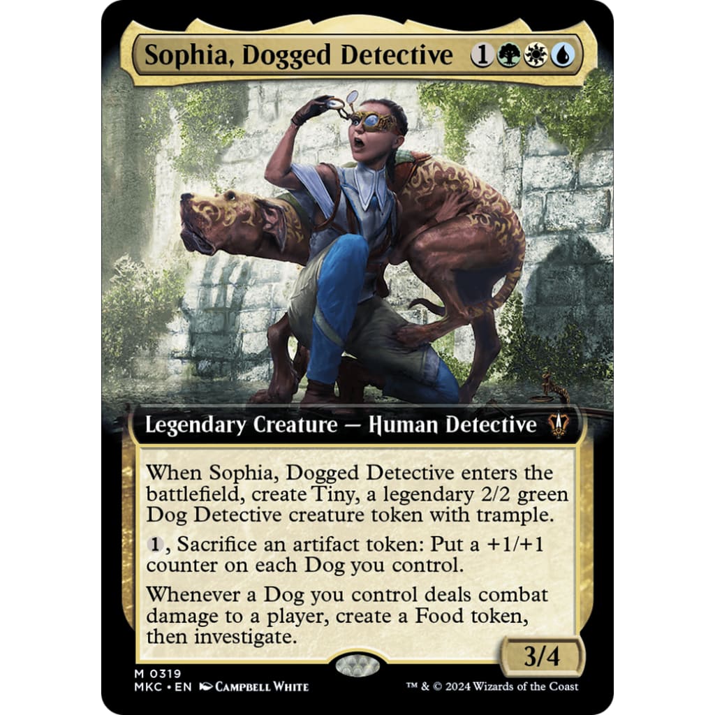 Sophia Dogged Detective (MKC-319): (Extended Art) Foil