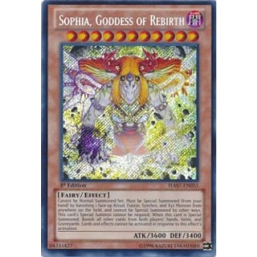 Sophia Goddess of Rebirth (HA07-EN055) Secret Rare 1st