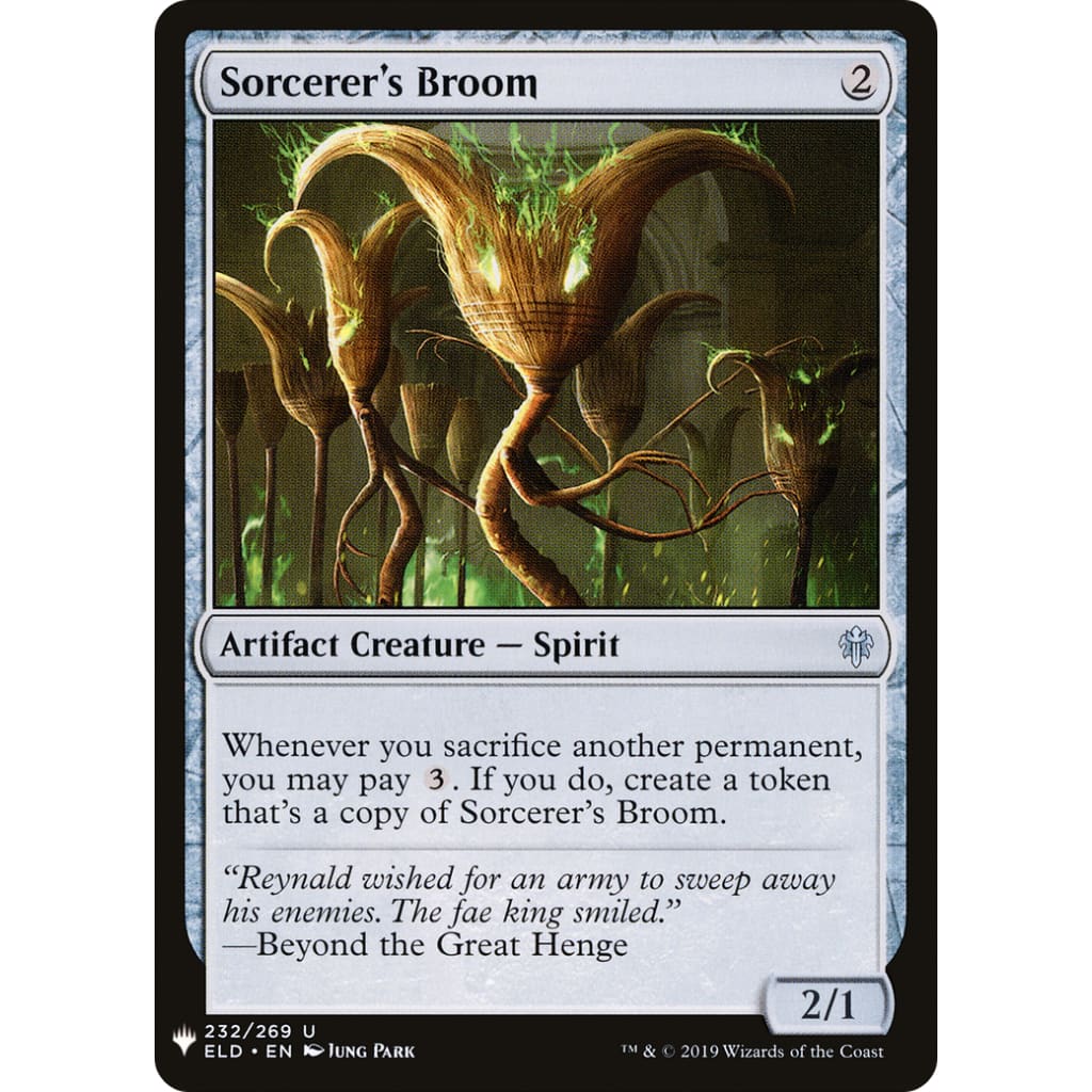 Sorcerer’s Broom (PLST-ELD-232) - Single