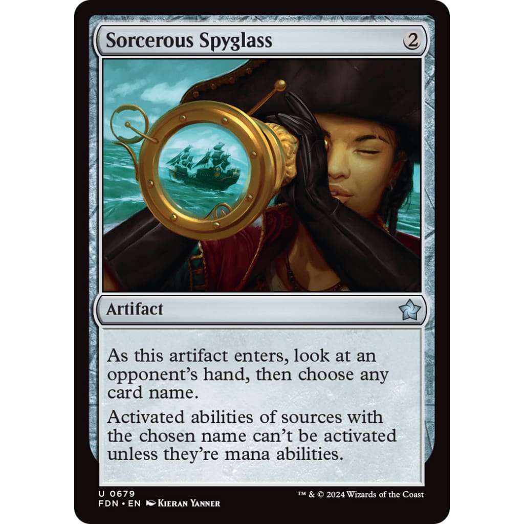 Sorcerous Spyglass (FDN-679) - Single