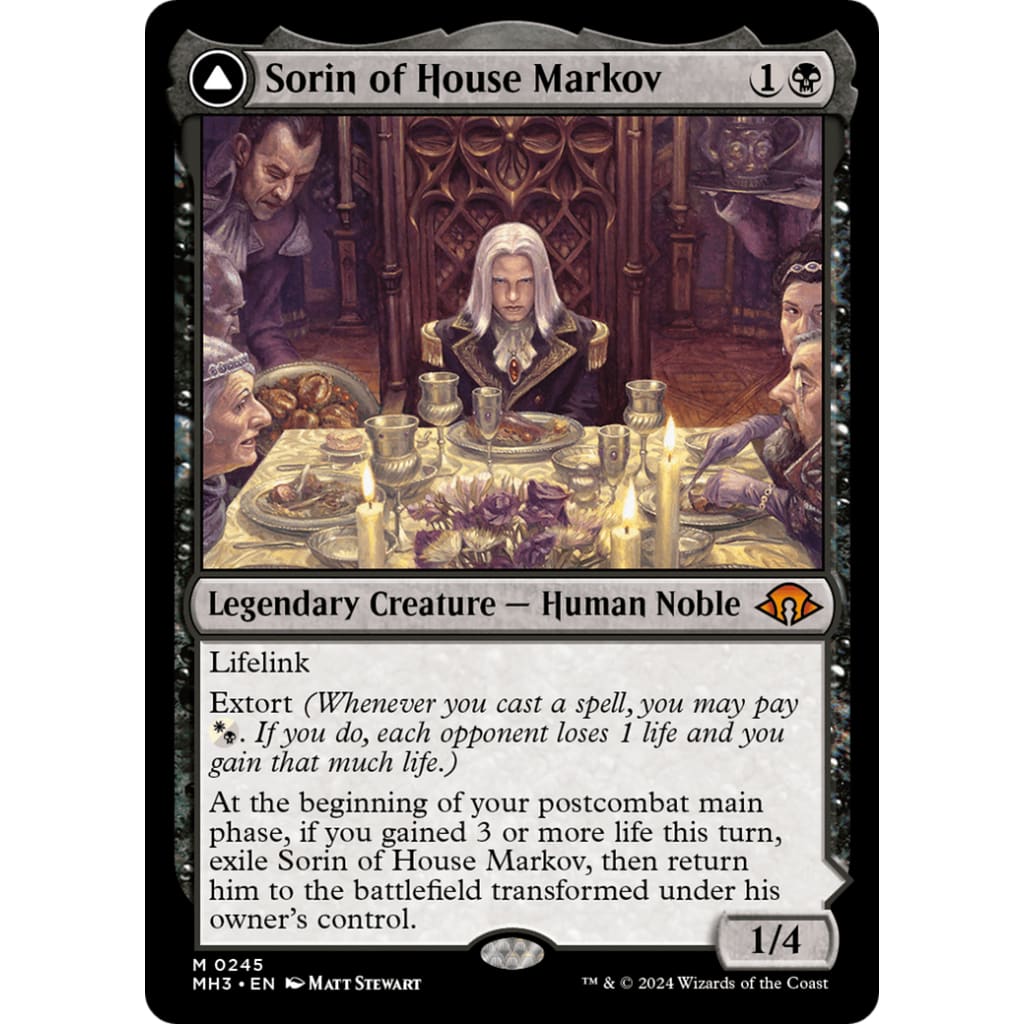 Sorin of House Markov // Ravenous Neonate (MH3-245) Foil