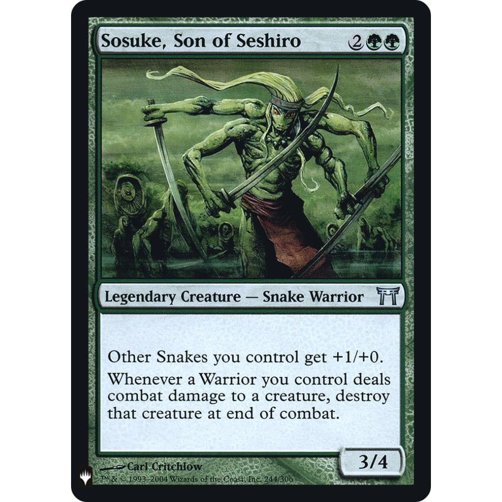 Sosuke Son of Seshiro (PLST-CHK-244) Foil - Single