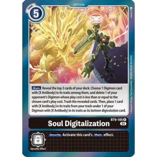 Soul Digitalization - BT9-105 - Rare Foil - Single