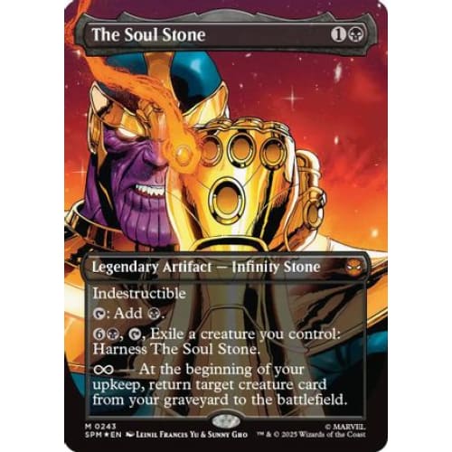 The Soul Stone (Borderless) (SPM-243) Foil - Single
