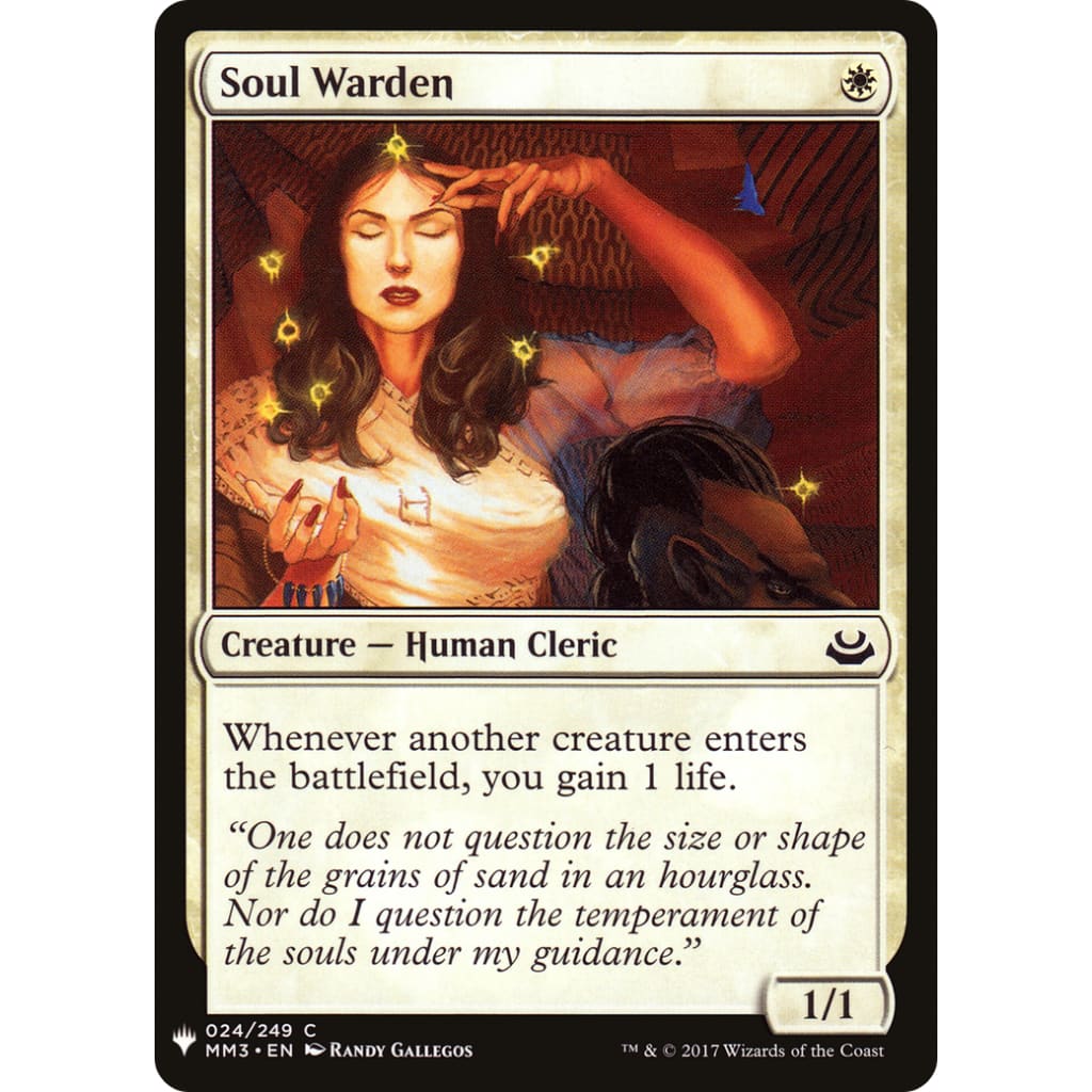 Soul Warden (PLST-MM3-24) - Single