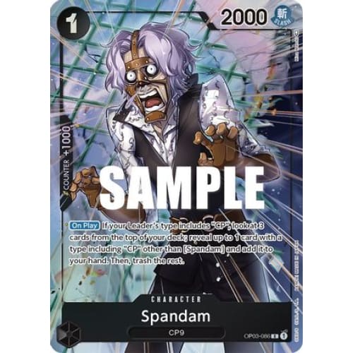 Spandam (Alternate Art) OP03-086 R Pillars of Strength Foil