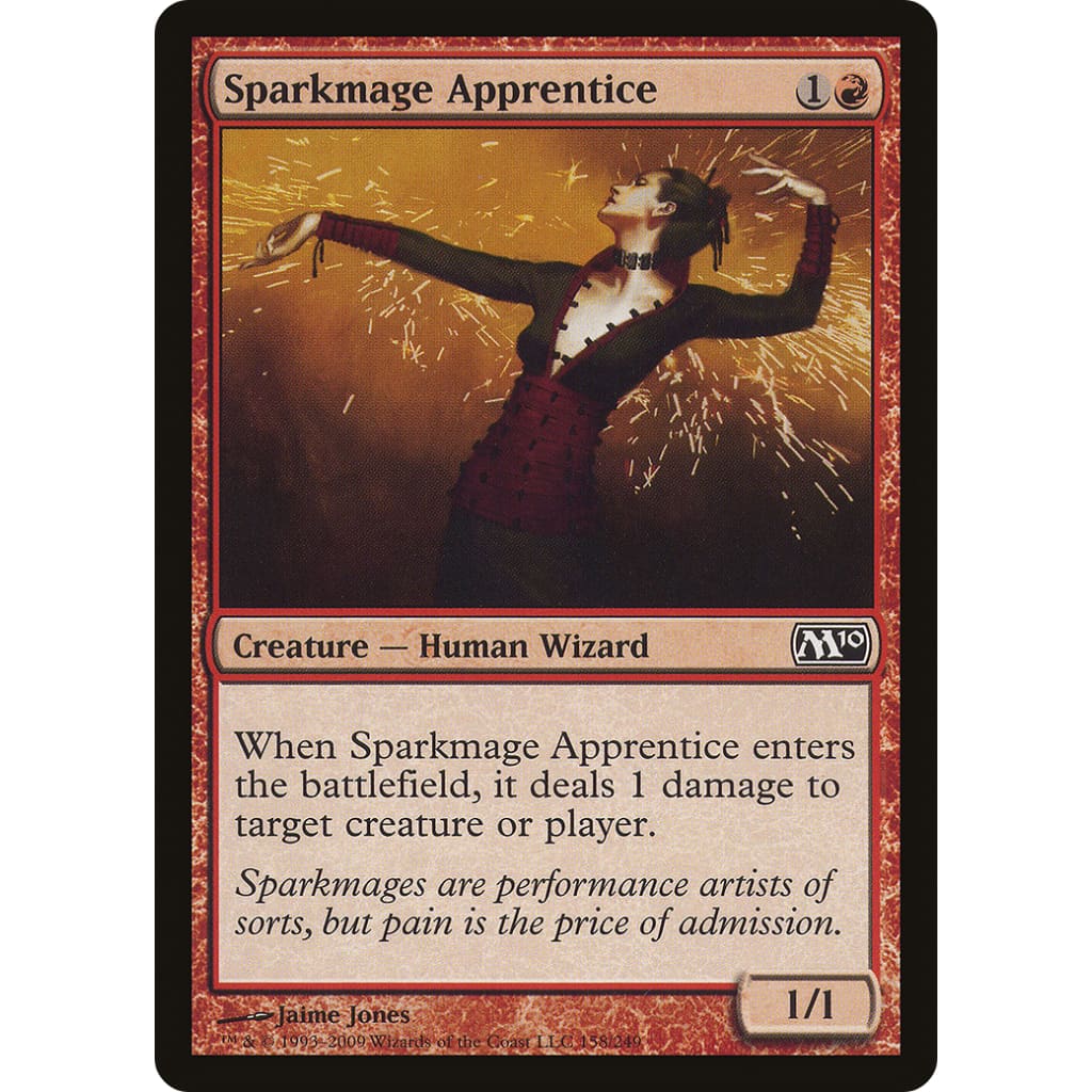 Sparkmage Apprentice (M10-158) Foil - Single