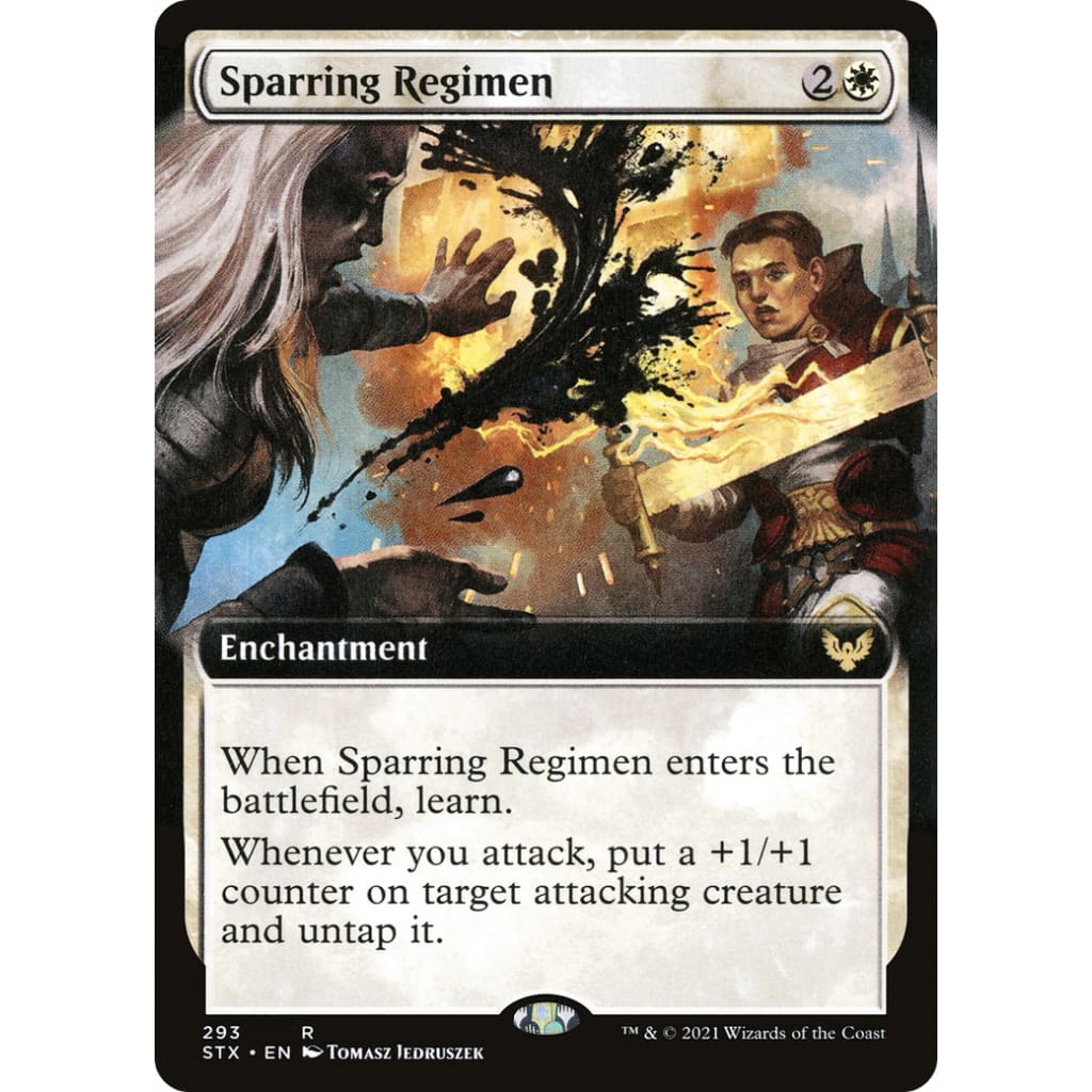 Sparring Regimen (Extended Art) (STX-293): Foil - Single