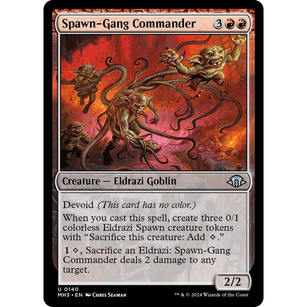 Spawn-Gang Commander (MH3-140): (devoid) Foil - Single