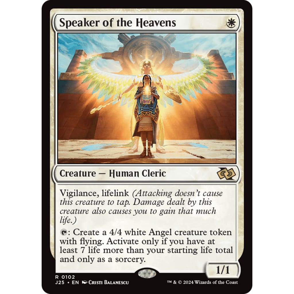 Speaker of the Heavens (J25-102) - Single