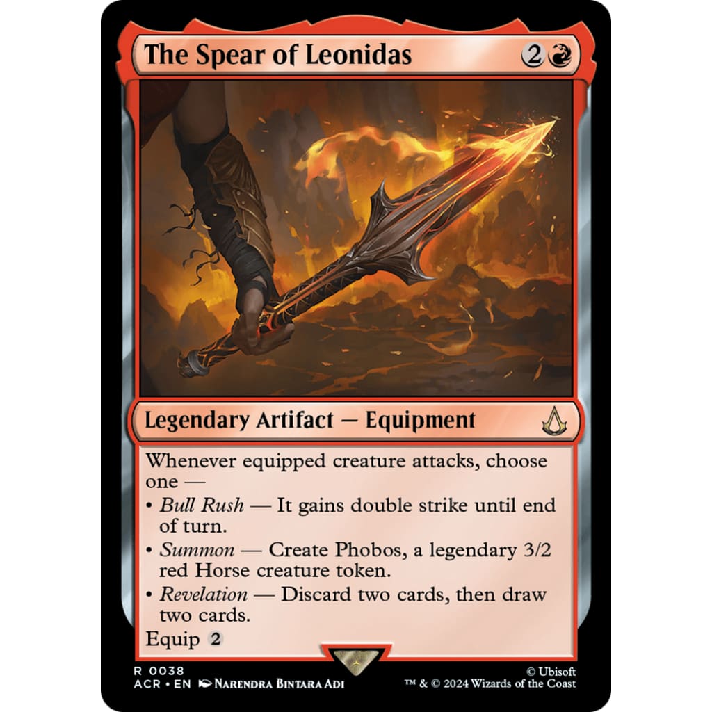 The Spear of Leonidas (ACR-038) Foil - Single