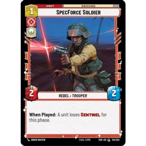 SpecForce Soldier (140/252) - Spark of Rebellion Foil
