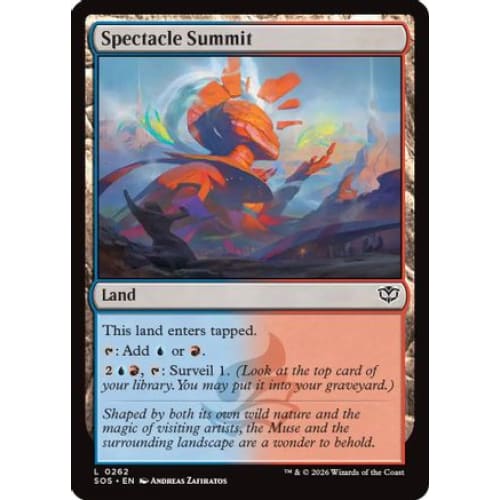 Spectacle Summit (SOS-262) - Single