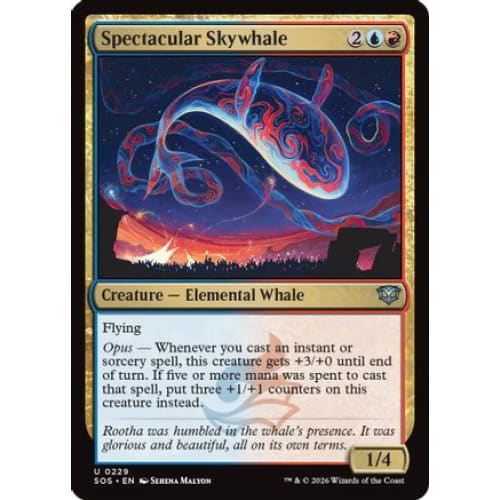 Spectacular Skywhale (SOS-229) Foil - Single