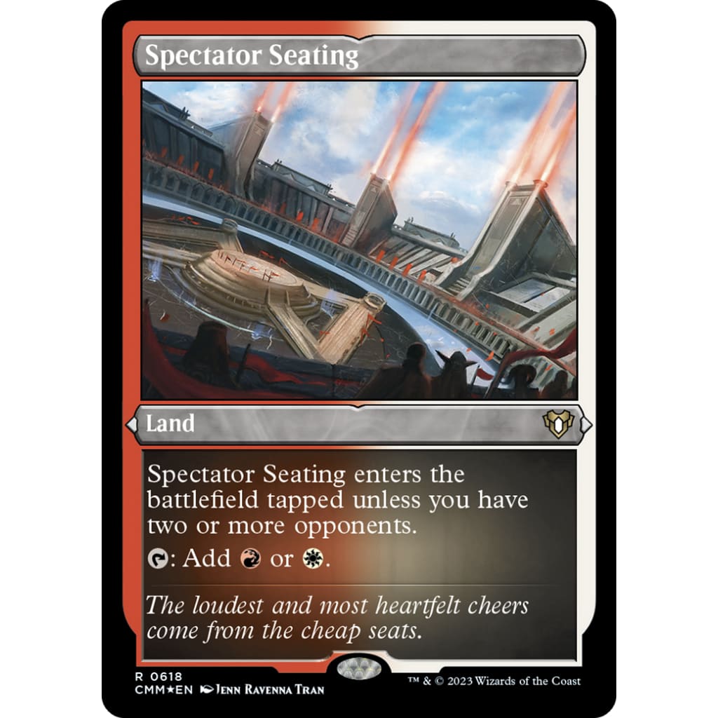Spectator Seating (CMM-618) Etched Foil - Single